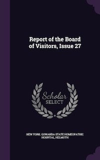 Couverture_Report of the Board of Visitors, Issue 27