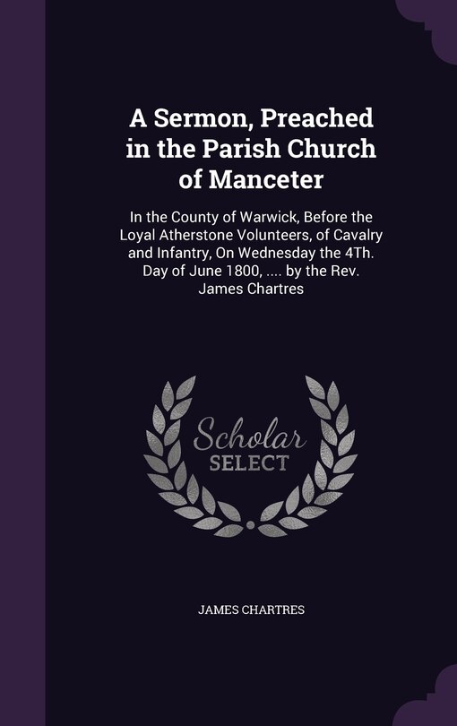 Front cover_A Sermon, Preached in the Parish Church of Manceter