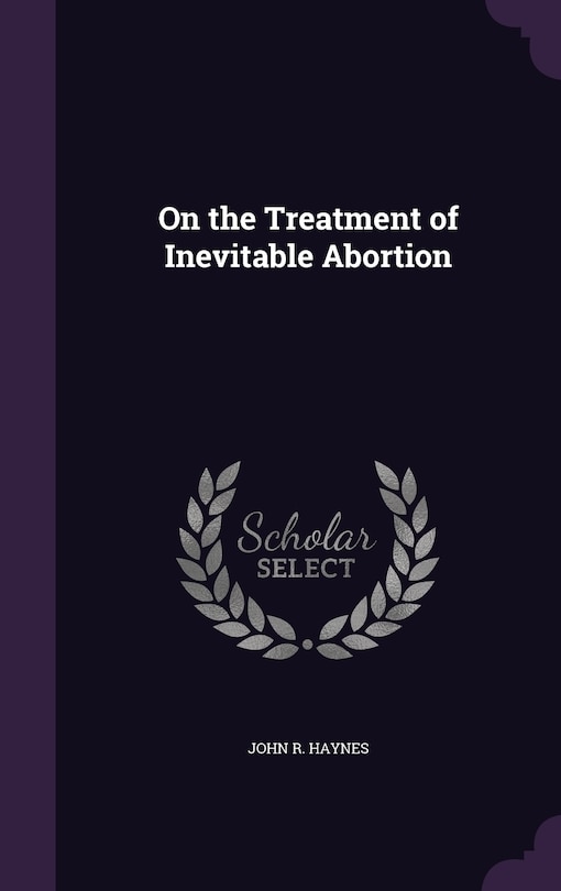 Front cover_On the Treatment of Inevitable Abortion