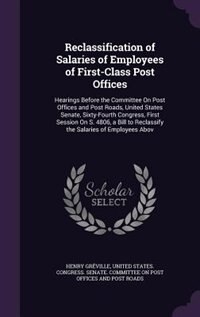 Front cover_Reclassification of Salaries of Employees of First-Class Post Offices