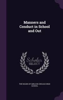 Front cover_Manners and Conduct in School and Out