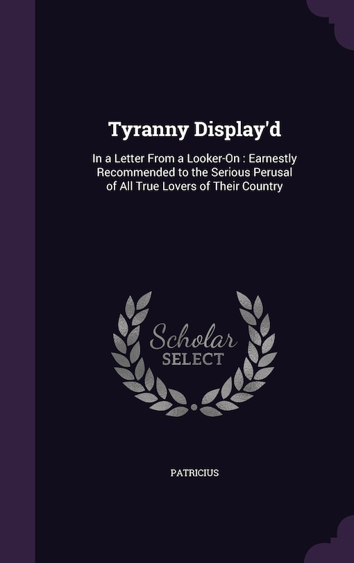 Front cover_Tyranny Display'd