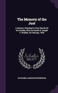 Front cover_The Memory of the Just