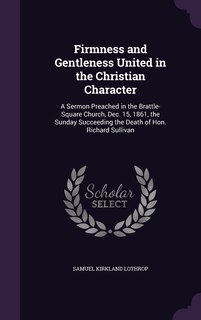 Front cover_Firmness and Gentleness United in the Christian Character