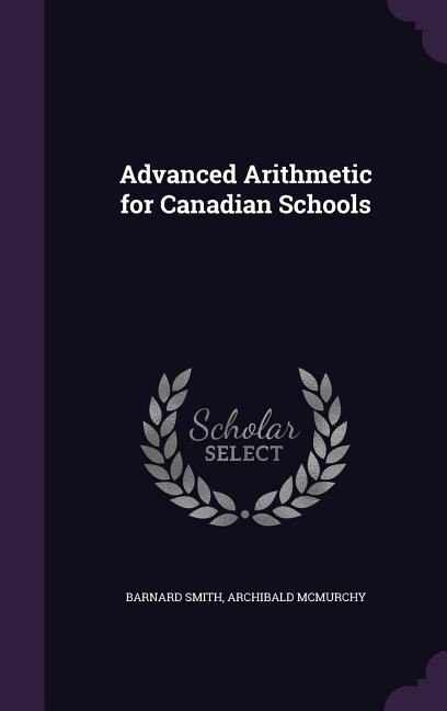 Front cover_Advanced Arithmetic for Canadian Schools