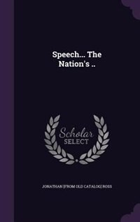 Couverture_Speech... The Nation's ..