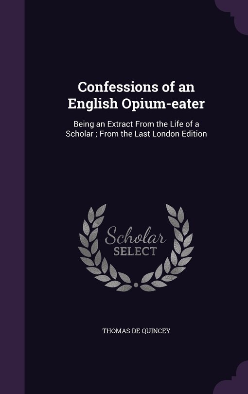 Couverture_Confessions of an English Opium-eater