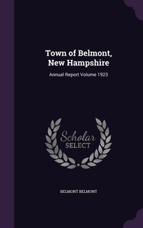 Couverture_Town of Belmont, New Hampshire