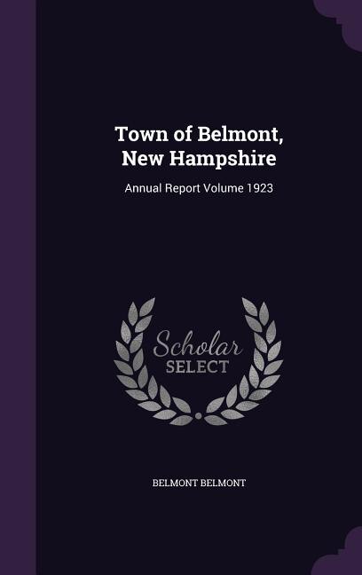 Couverture_Town of Belmont, New Hampshire
