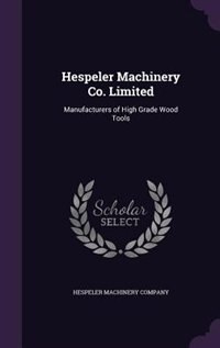 Front cover_Hespeler Machinery Co. Limited
