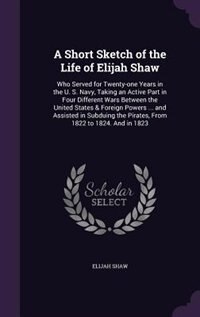 Couverture_A Short Sketch of the Life of Elijah Shaw