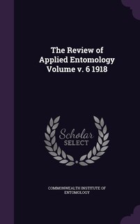 Front cover_The Review of Applied Entomology Volume v. 6 1918