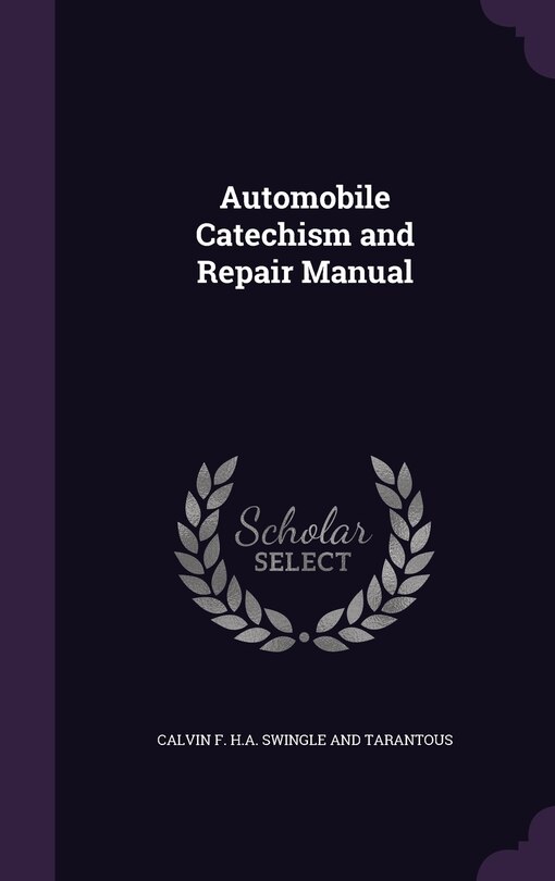 Couverture_Automobile Catechism and Repair Manual