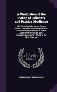 Front cover_A Vindication of the Bishop of Salisbury and Passive Obedience