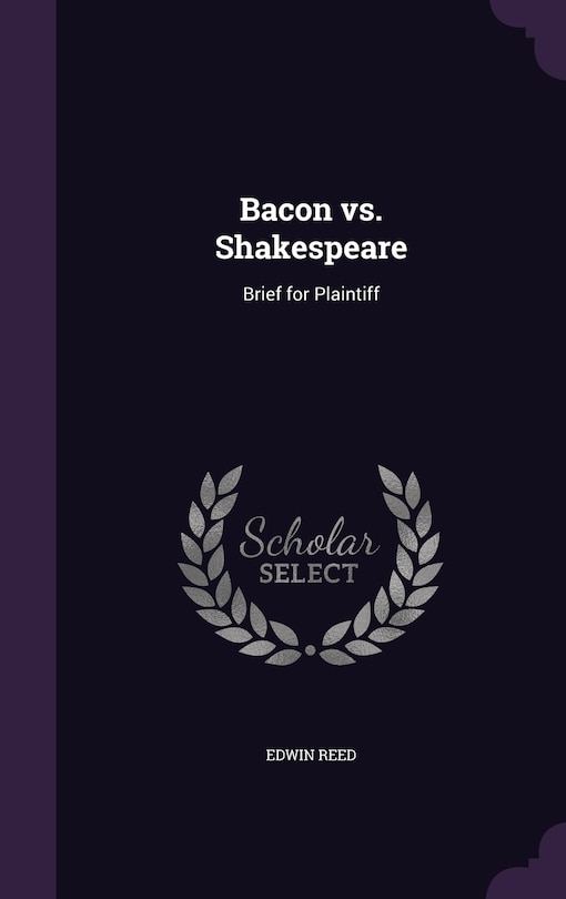 Front cover_Bacon vs. Shakespeare