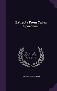 Front cover_Extracts From Cuban Speeches..