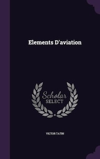 Front cover_Elements D'aviation