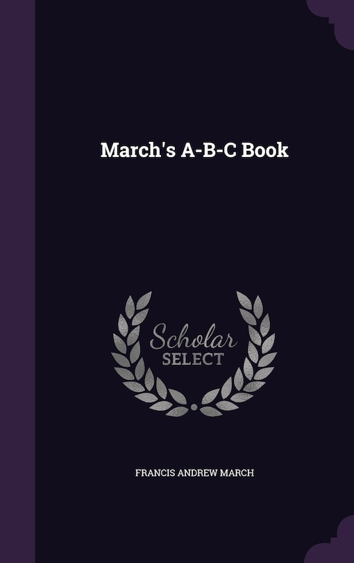 Front cover_March's A-B-C Book