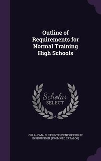 Front cover_Outline of Requirements for Normal Training High Schools