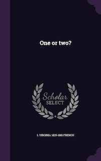 Front cover_One or two?
