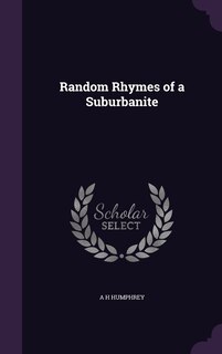 Front cover_Random Rhymes of a Suburbanite