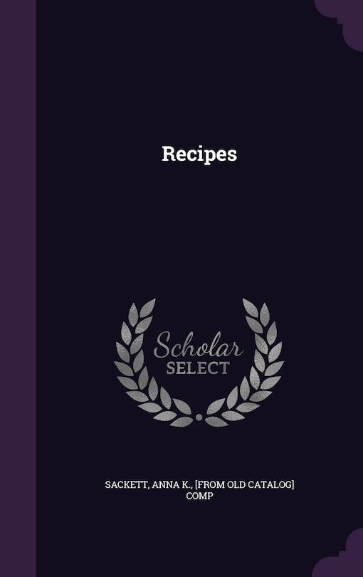 Front cover_Recipes