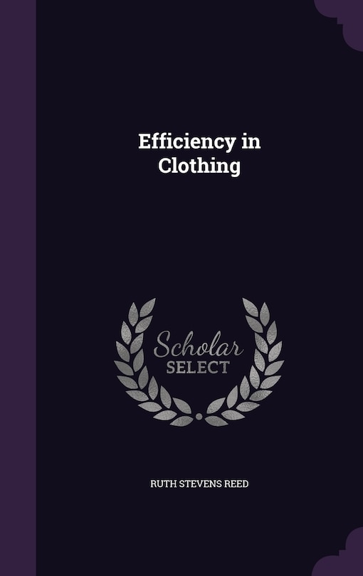 Front cover_Efficiency in Clothing