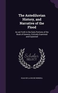 Couverture_The Antediluvian History, and Narrative of the Flood