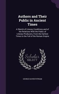 Couverture_Authors and Their Public in Ancient Times