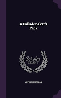 Couverture_A Ballad-maker's Pack