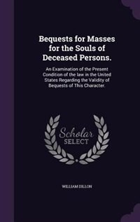 Couverture_Bequests for Masses for the Souls of Deceased Persons.