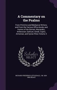 Couverture_A Commentary on the Psalms