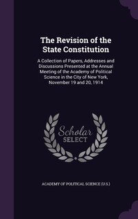 Couverture_The Revision of the State Constitution