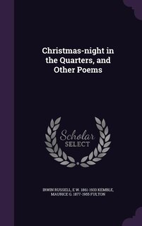 Front cover_Christmas-night in the Quarters, and Other Poems