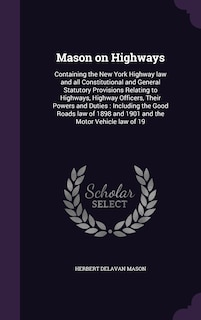 Front cover_Mason on Highways