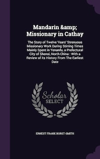 Front cover_Mandarin & Missionary in Cathay