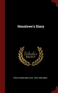 Couverture_Henslowe's Diary