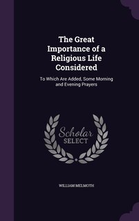 Couverture_The Great Importance of a Religious Life Considered