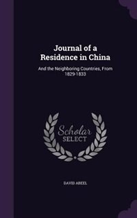 Front cover_Journal of a Residence in China