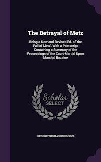 Couverture_The Betrayal of Metz