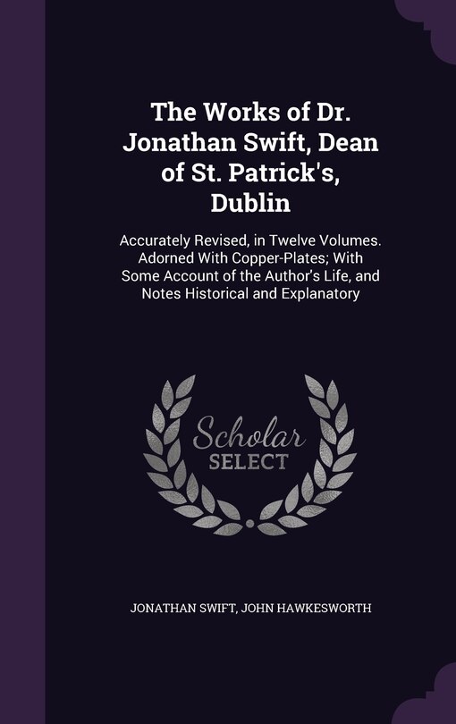 Front cover_The Works of Dr. Jonathan Swift, Dean of St. Patrick's, Dublin