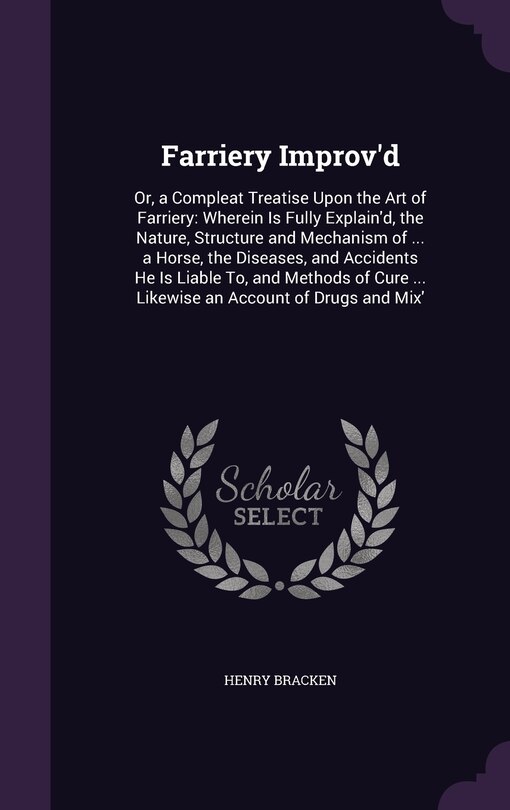 Front cover_Farriery Improv'd