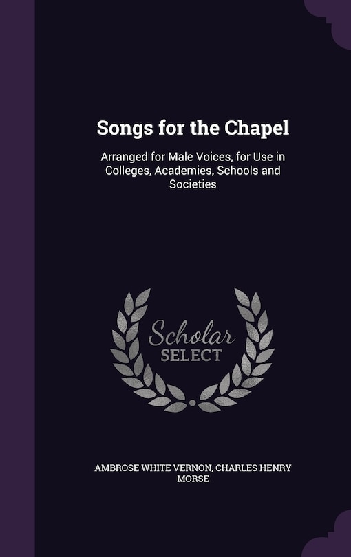Couverture_Songs for the Chapel