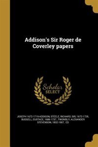 Front cover_Addison's Sir Roger de Coverley papers