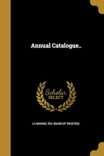Front cover_Annual Catalogue..