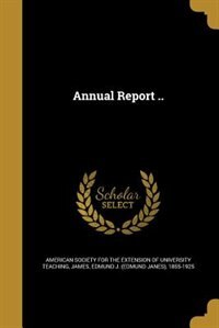 Annual Report ..