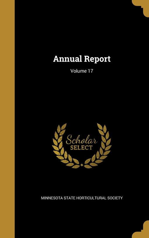 Front cover_Annual Report; Volume 17