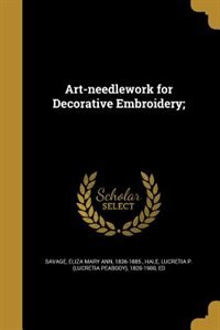 Front cover_Art-needlework for Decorative Embroidery;
