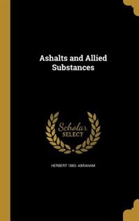 Front cover_Ashalts and Allied Substances