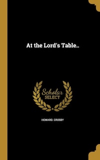 At the Lord's Table..
